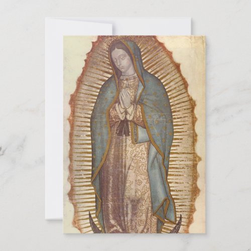 Our Lady of Guadalupe Nuestra Seora Virgen Card