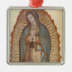 Our Lady of Guadalupe (Nuestra Señora) (Virgen) Metal Ornament