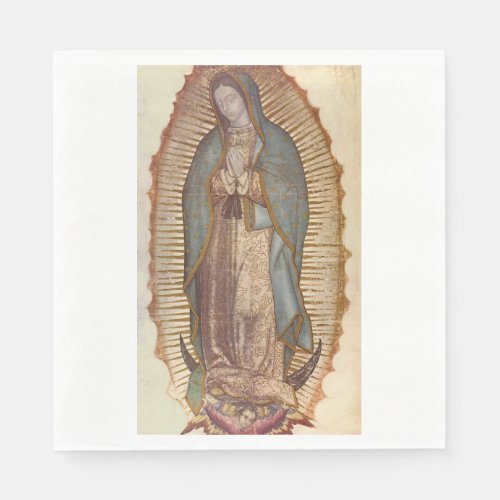Our Lady of Guadalupe Nuestra Seora Virgen Napkins