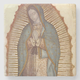 Our Lady of Guadalupe (Nuestra Señora) (Virgen) Stone Coaster