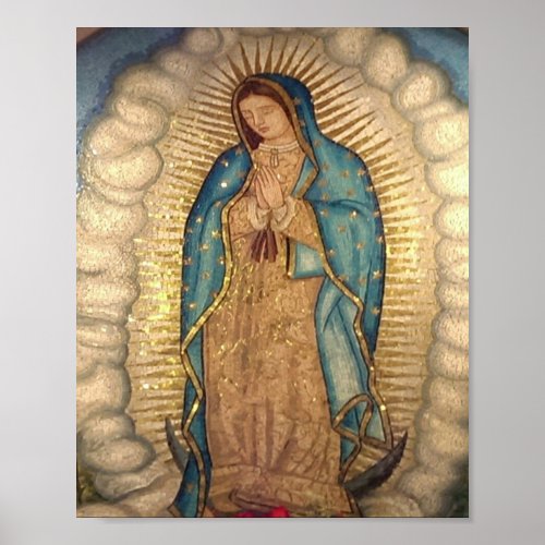 Our Lady Of Guadalupe Painting Poster