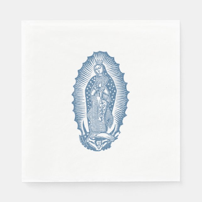 Our Lady of Guadalupe Paper Napkins (Front)