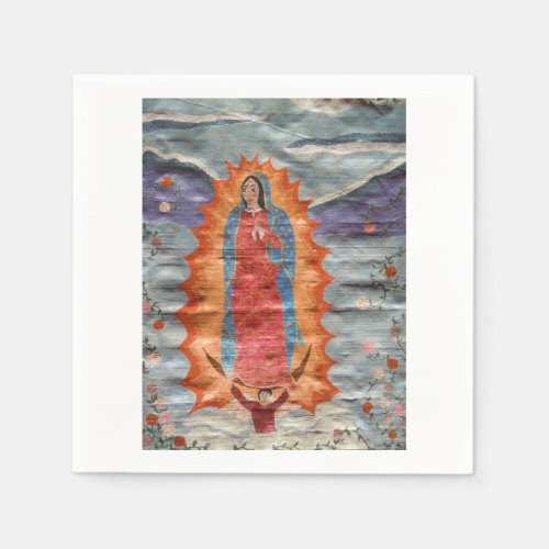 Our Lady of Guadalupe Papyrus Version Napkins