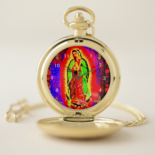 Our Lady of guadalupe Pocket Watch