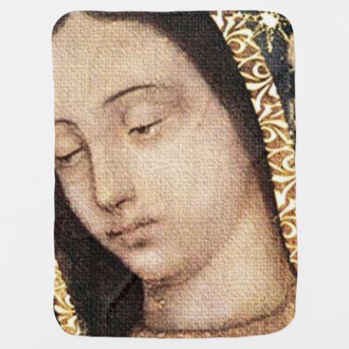Our Lady Of Guadalupe Portrait Baby Blanket