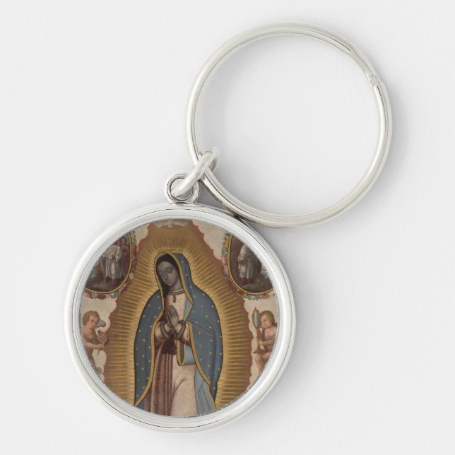OUR LADY OF GUADALUPE PRAY FOR US KEYCHAIN (Front)
