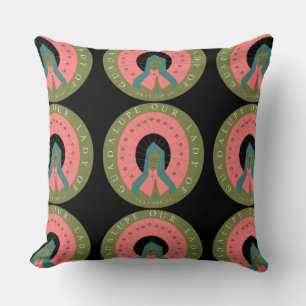 Our Lady Of Guadalupe Pray For Us Throw Pillow