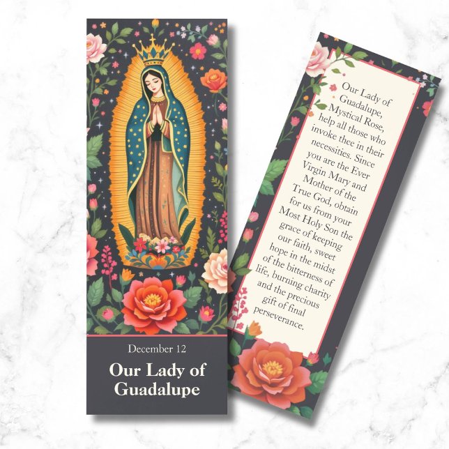 Our Lady of Guadalupe Prayer Bookmarks (Creator Uploaded)