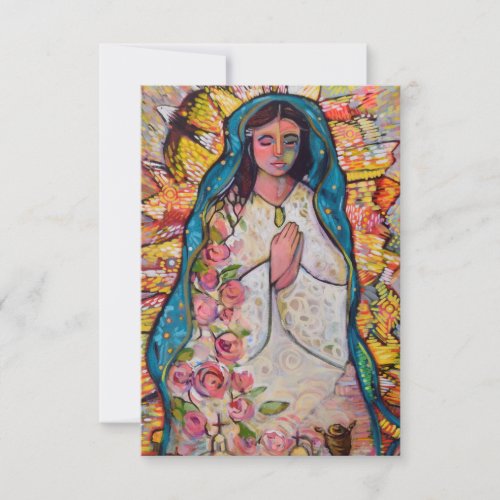 Our Lady of Guadalupe Prayer Card