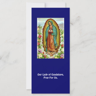 Our Lady of Guadalupe Prayer Card