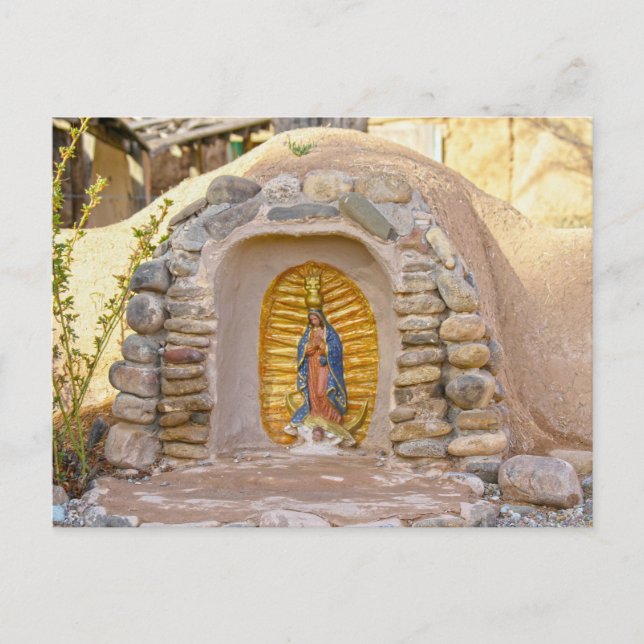 Our Lady of Guadalupe, Ranchos De Taos, New Mexico Postcard (Front)