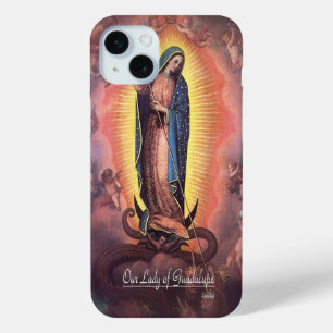 Our Lady of Guadalupe Rev12 iPhone 15 Plus Case