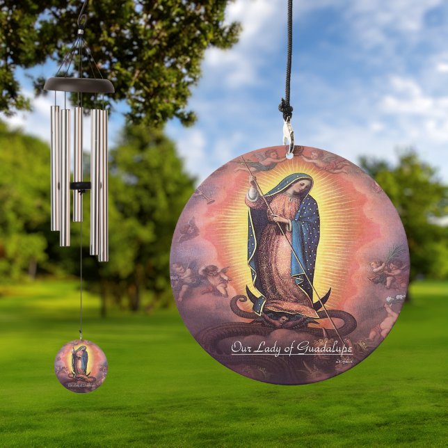 Our Lady of Guadalupe Rev12 Wind Chime (Outdoor)