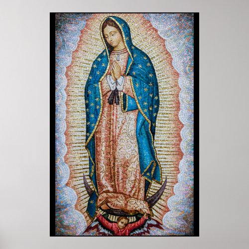 Our Lady of Guadalupe Roman Catholic Gift Poster