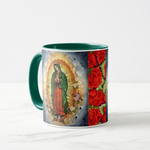 Our Lady of Guadalupe Roses Gift Coffee Cup Mug