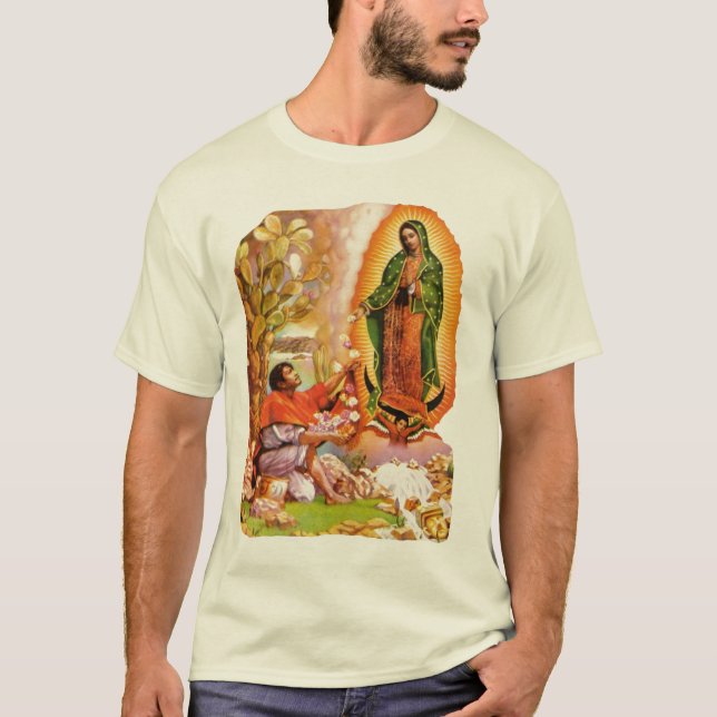 Our Lady of Guadalupe & Saint Juan Diego T-Shirt (Front)