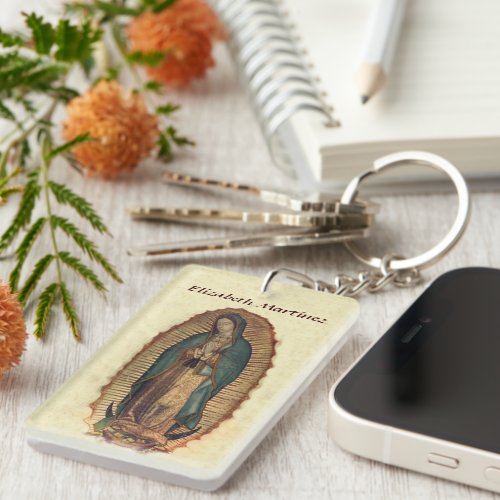 Our Lady of Guadalupe Saint of Americas Keychain