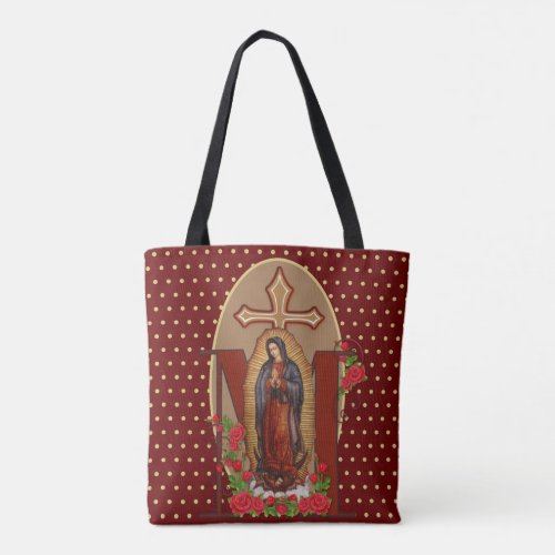 Our Lady of Guadalupe Santa Maria Spanish Virgin Tote Bag