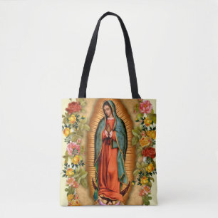 Our Lady of Guadalupe Santa Maria Spanish Virgin Tote Bag