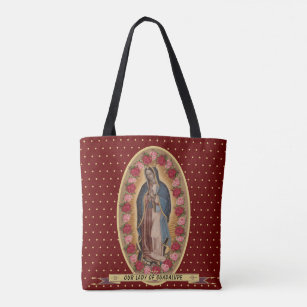 Our Lady of Guadalupe Santa Maria Spanish Virgin Tote Bag