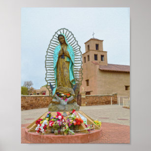 Our Lady of Guadalupe Shrine, Santa Fe, New Mexico Poster
