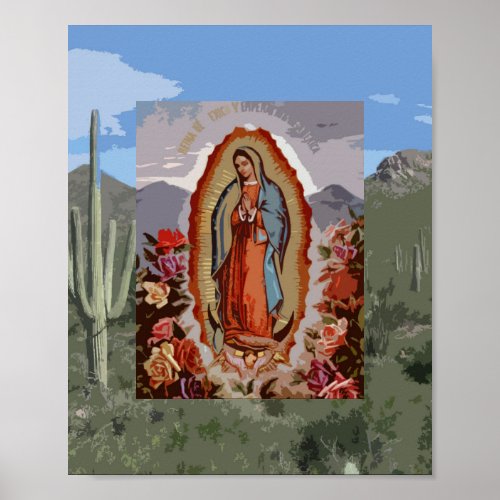 Our Lady of Guadalupe Sonoran Poster