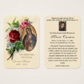 Our Lady of Guadalupe Spanish Funeral Holy Prayer | Zazzle