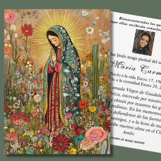 Our Lady of Guadalupe Spanish Funeral Holy Prayer