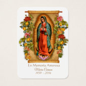Our Lady of Guadalupe Spanish Funeral Holy Prayer (Front)