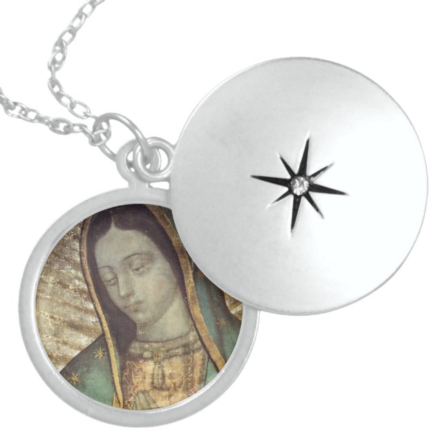 OUR LADY OF GUADALUPE STERLING SILVER NECKLACE (Front)