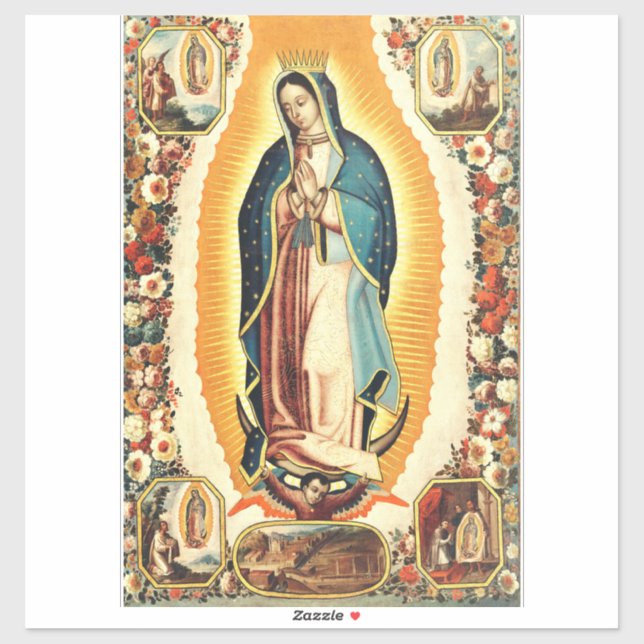 Our Lady of Guadalupe Sticker (Sheet)