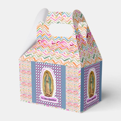 Our Lady of Guadalupe Sticker Favor Boxes