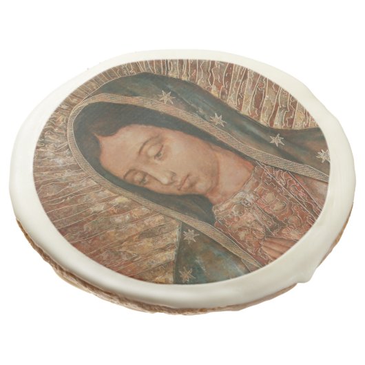 Our Lady of Guadalupe Sugar Cookie (Angled)