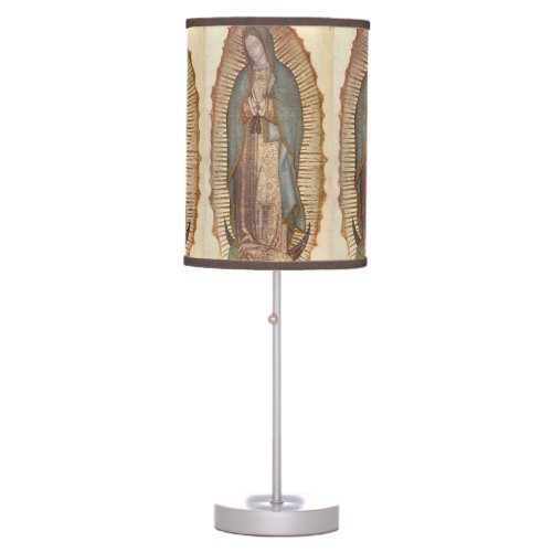 our lady of guadalupe table lamp