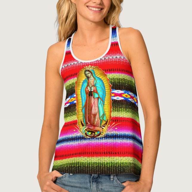 Our Lady of Guadalupe  Tank Top (Front)