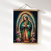 our lady of Guadalupe tapestry