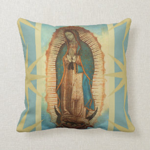 Our Lady of Guadalupe Throw Pillow