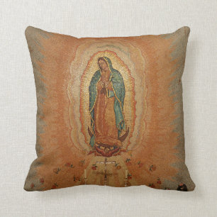 Our Lady of Guadalupe Throw Pillow