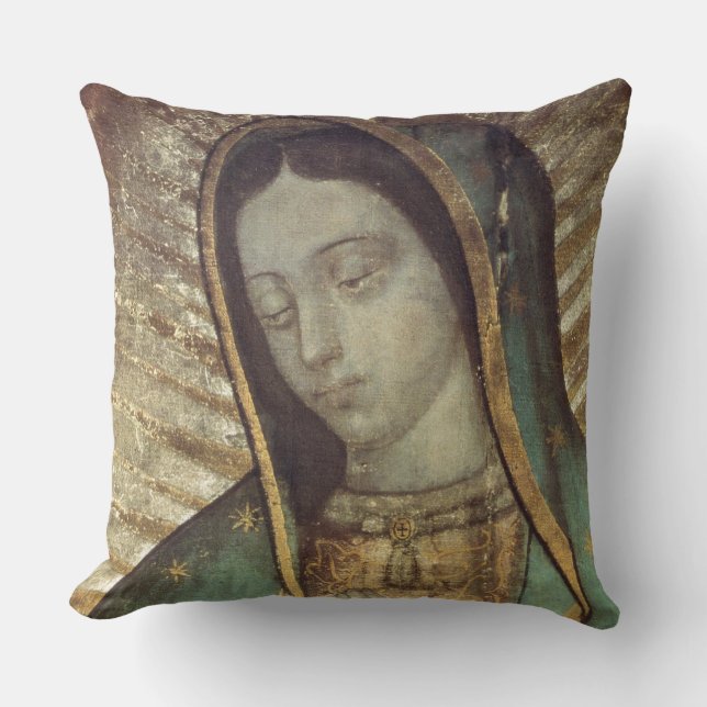 OUR LADY OF GUADALUPE THROW PILLOW (Front)