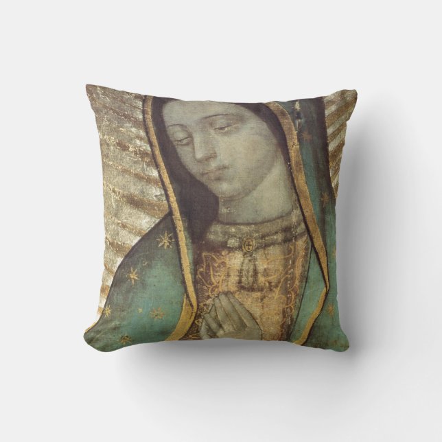 OUR LADY OF GUADALUPE THROW PILLOW (Front)
