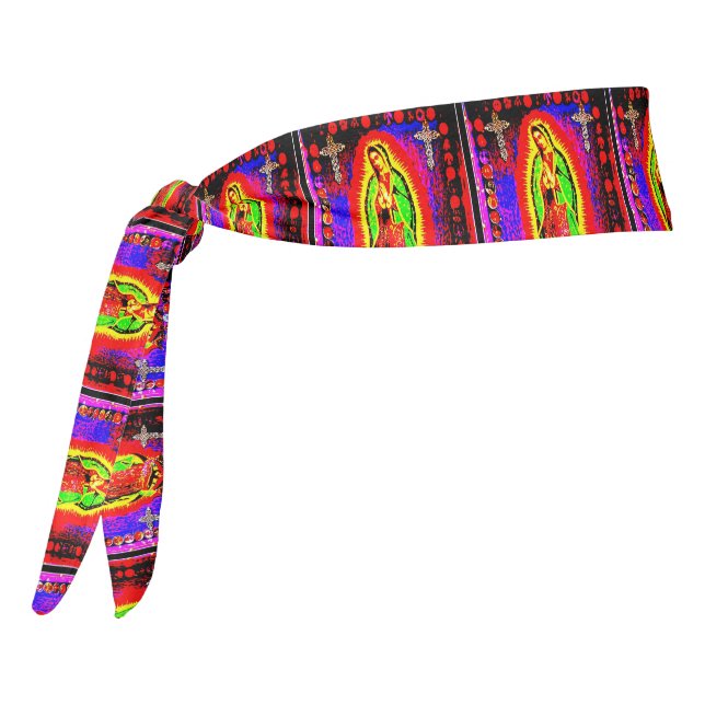 Our Lady Of Guadalupe  Tie Headband (Rotate 270)