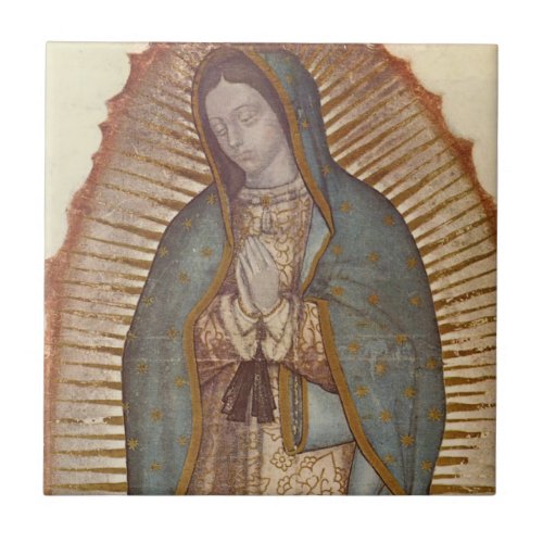 our lady of guadalupe tile