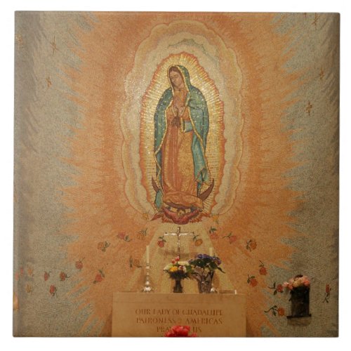 Our Lady of Guadalupe Tile