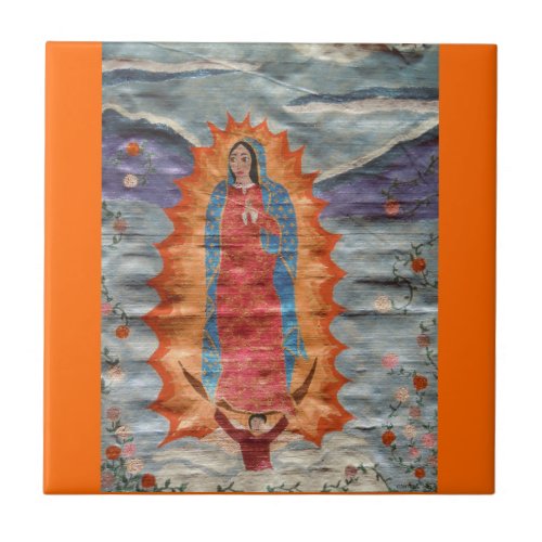 Our Lady of Guadalupe Tile