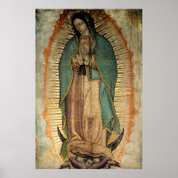 Our Lady of Guadalupe Tilma Replica Poster
