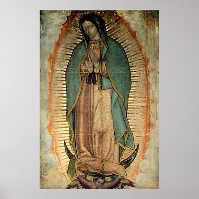 Our Lady of Guadalupe Tilma Replica Poster (Front)
