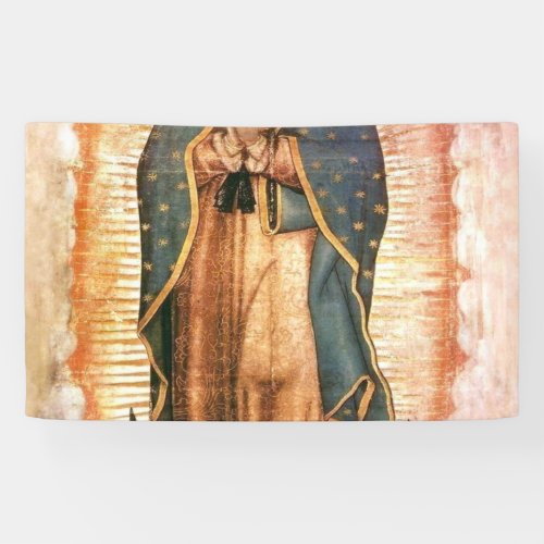 Our Lady Of Guadalupe Vintage Banner