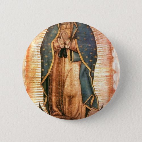 Our Lady Of Guadalupe Vintage Button