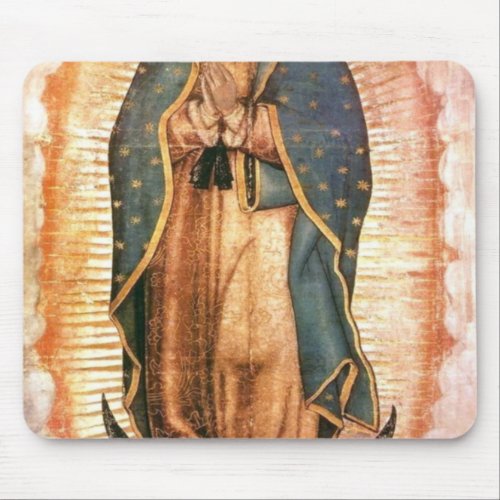 Our Lady Of Guadalupe Vintage Mouse Pad