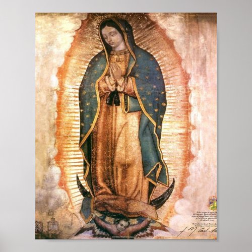 Our Lady Of Guadalupe Vintage Poster